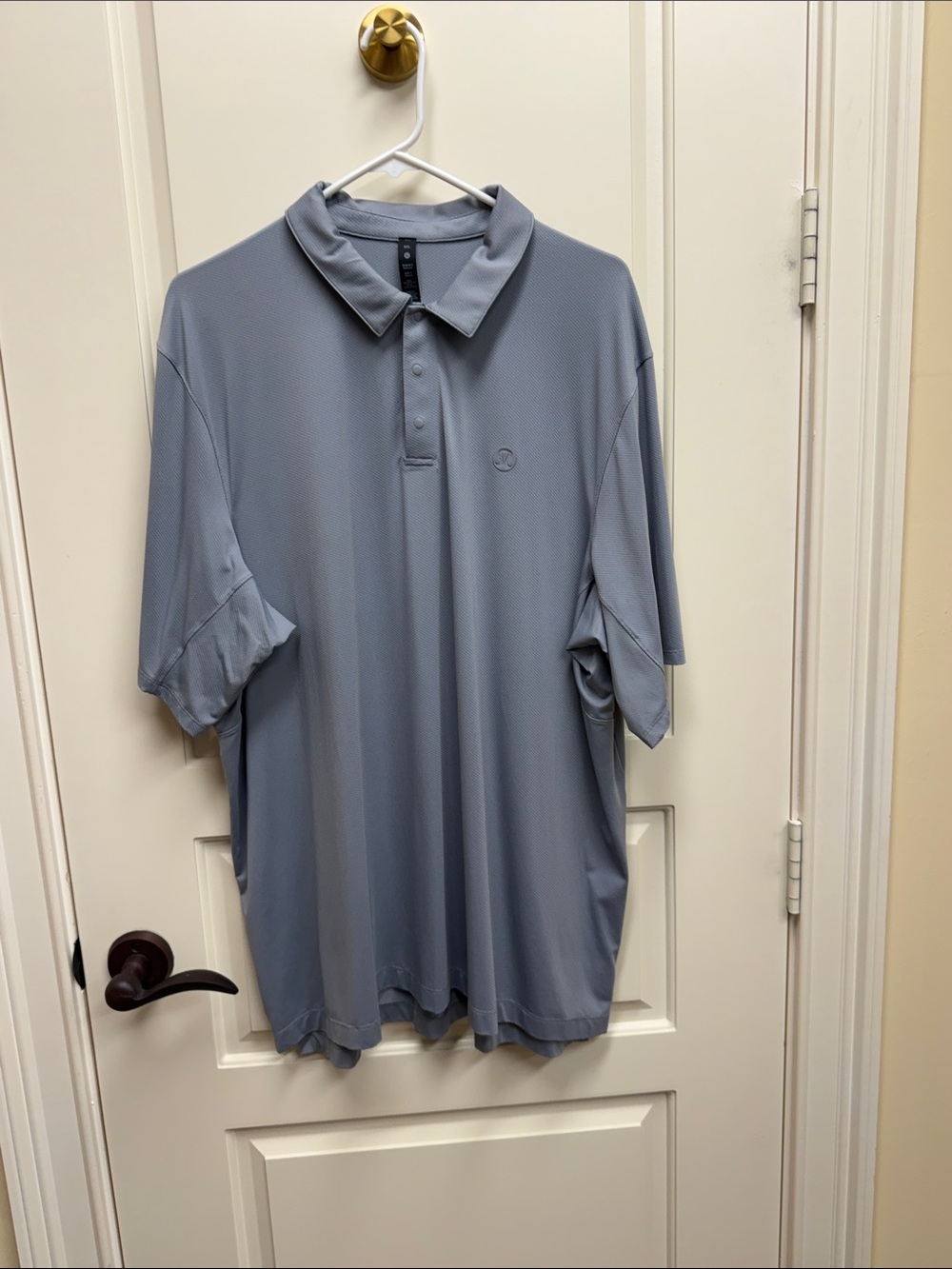 lululemon athletica Men's Light Gray Performance Polo